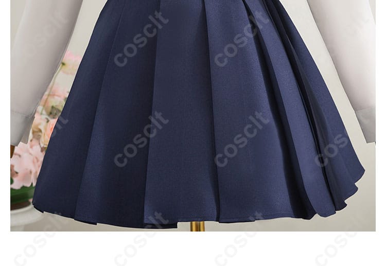 しぐれうい ロリうい コスプレ衣装のスカートのディテール。美しいフレアと繊細なデザインが特徴です。コスプレに最適な一品。