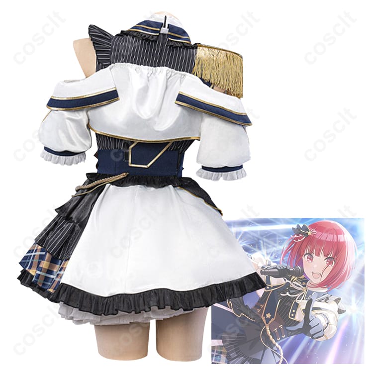 【推しの子】×アイドルマスター シャイニーカラーズ コラボコスプレ衣装 有馬かな コスプレ衣装（詳細な再現・高品質素材使用） - 2枚目の画像