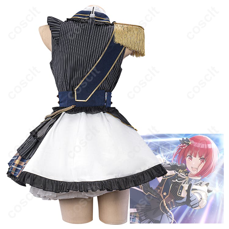 【推しの子】×アイドルマスター シャイニーカラーズ コラボコスプレ衣装 有馬かな コスプレ衣装（詳細な再現・高品質素材使用） - 4枚目の画像