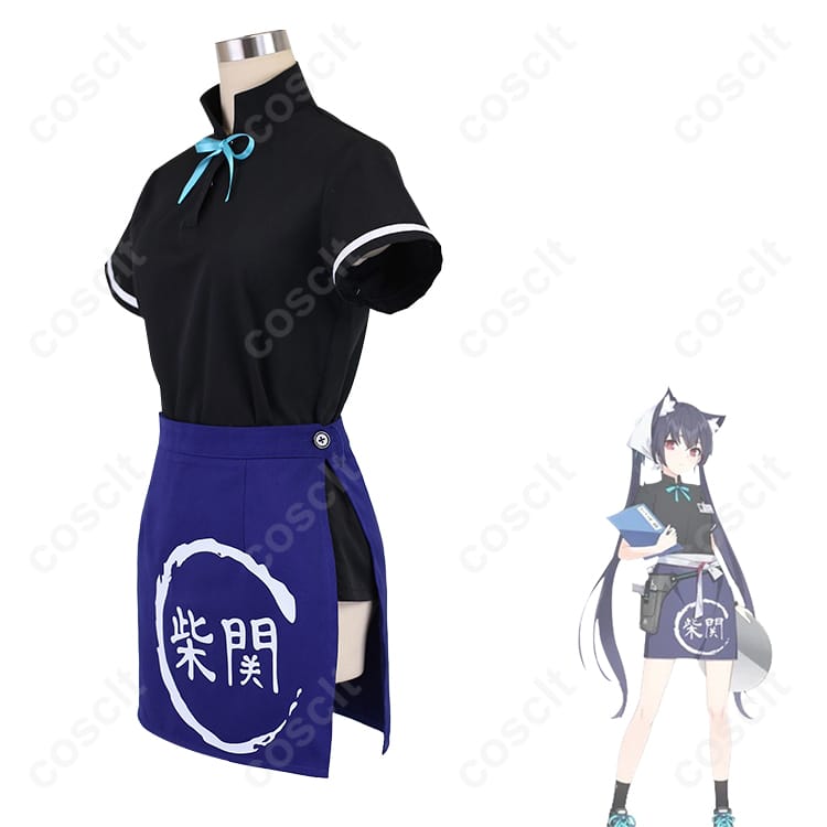 ブルーアーカイブ（ブルアカ） 黒見セリカ コスプレ衣装 柴関ラーメン 制服 バイト衣装【高い再現度】コスプレ通販 - 4枚目の画像