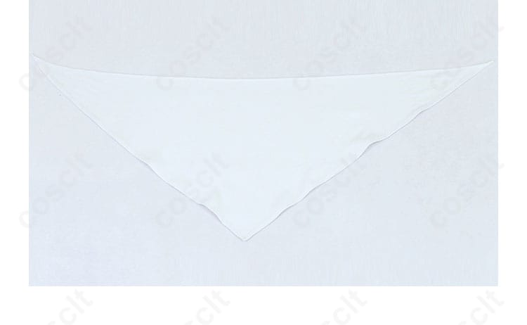 黒見セリカのコスプレ衣装の頭巾の着用方法。キャラクターらしい印象を与えます。