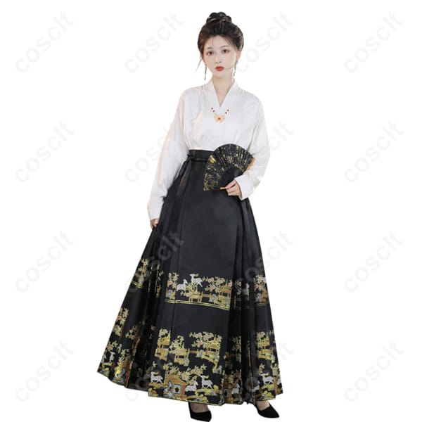 中華 漢服 馬面裙（中華風スカート） コスプレ衣装 2点セット | 高い再現度と快適な着心地