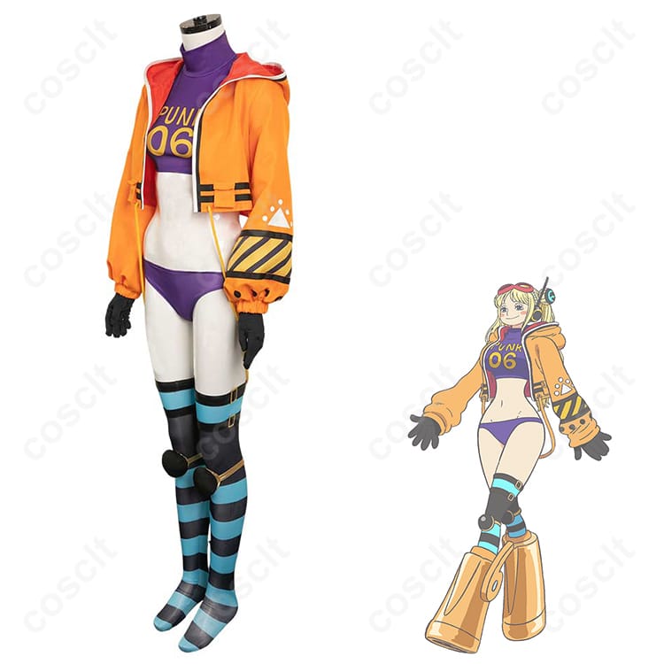 ONE PIECE エッグヘッド編 PUNK-06 欲 コスプレ衣装 エッグヘッド衣装【忠実再現】【高品質】【送料無料】 - 2枚目の画像