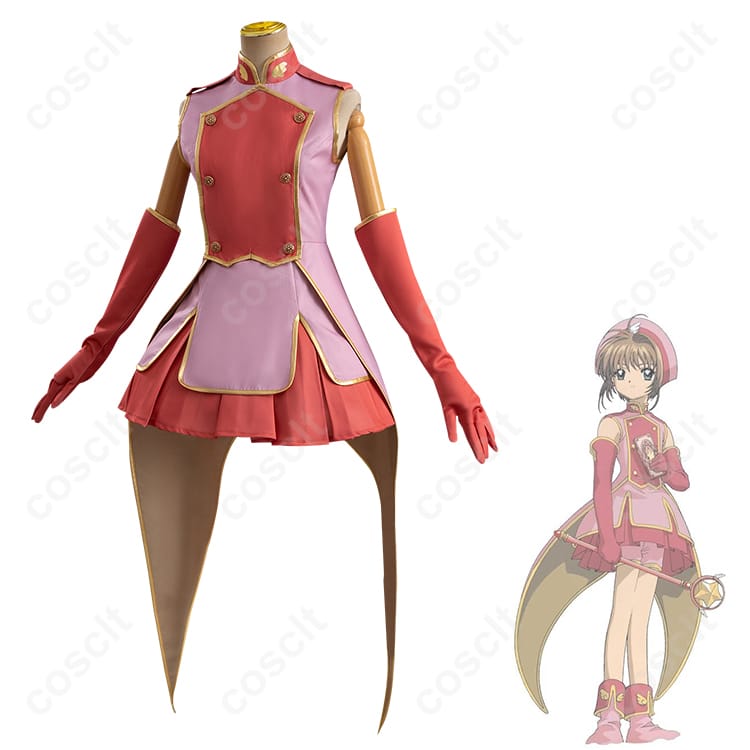劇場版カードキャプターさくら 封印されたカード 木之本桜 コスプレ衣装 『封印されたカード』衣装 - 2枚目の画像
