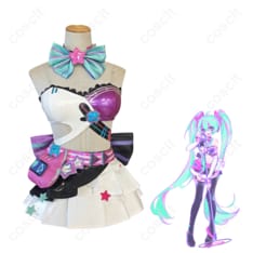 Muse Dash 初音ミク コラボ コスプレ衣装 Muse Dash コラボ衣装（高再現度、快適な着心地）