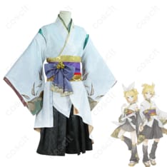 陰陽師シリーズ × 初音ミクコラボ 鏡音レン コスプレ衣装 初音ミクコラボ衣装 高忠実度再現 - 2枚目の画像（サムネイル）