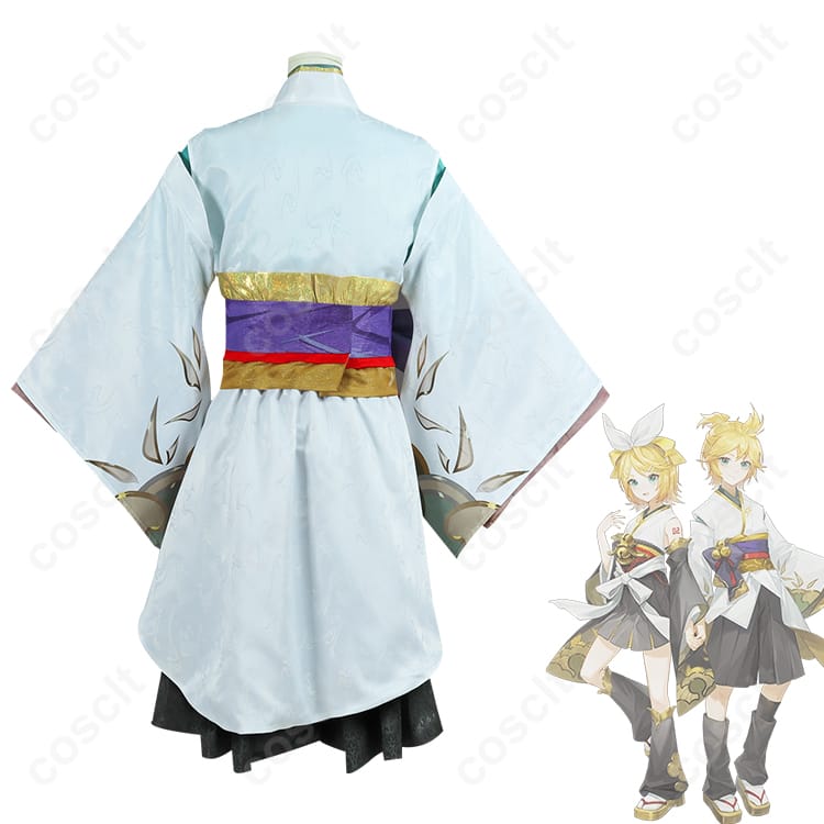 陰陽師シリーズ × 初音ミクコラボ 鏡音レン コスプレ衣装 初音ミクコラボ衣装 高忠実度再現 - 4枚目の画像
