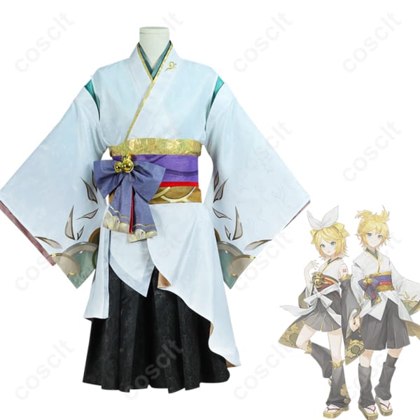 陰陽師シリーズ × 初音ミクコラボ 鏡音レン コスプレ衣装 初音ミクコラボ衣装 高忠実度再現