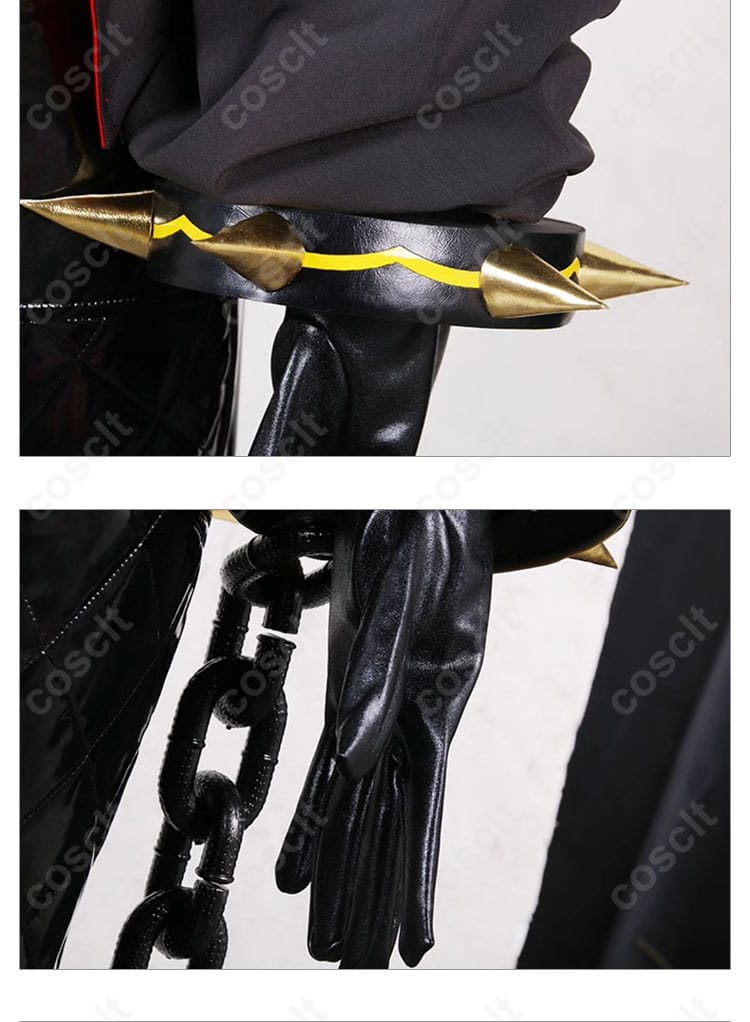 シャックル カトリーナ コスプレ衣装の衣袖と手袋装飾詳細画像