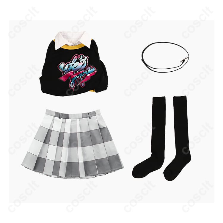 ペルソナシリーズ（P5X） Persona5: The Phantom X 新井素羽 コスプレ衣装 『Persona5: The Phantom X』 コスプレ衣装 - 高い忠実再現 & サイズオーダー対応 - 5枚目の画像