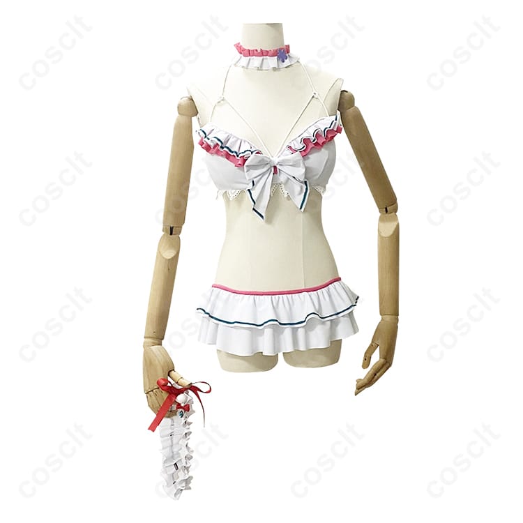 ホロライブ（hololive） 博衣こより 水着 コスプレ衣装 オーダーメイド可 透け感のある高品質素材使用 コスプレ通販 - 1枚目の画像