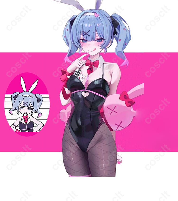 初音ミク（ラビットホールver.）コスプレ衣装のキャラクター画像。幻想的なデザインで魅力的なコスプレ衣装。