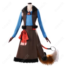 狼と香辛料 賢狼ホロ コスプレ衣装 『狼と香辛料』コスプレ 通販 透過性高 細部再現