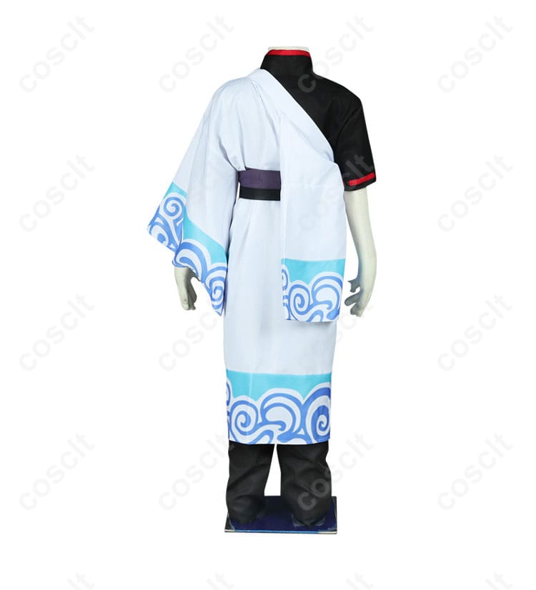 坂田銀時 コスプレ衣装 背面画像（忠実再現）
