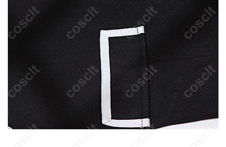 富樫勇太のコスプレ衣装に施されたポケットの詳細。高品質な仕上がりと実用的なデザイン。