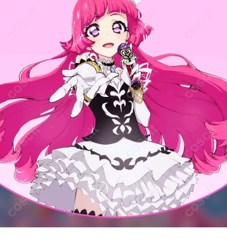 プリパラの北条そふぃのコスプレ衣装を着たキャラクターイメージ。高い再現度のコスプレ衣装。