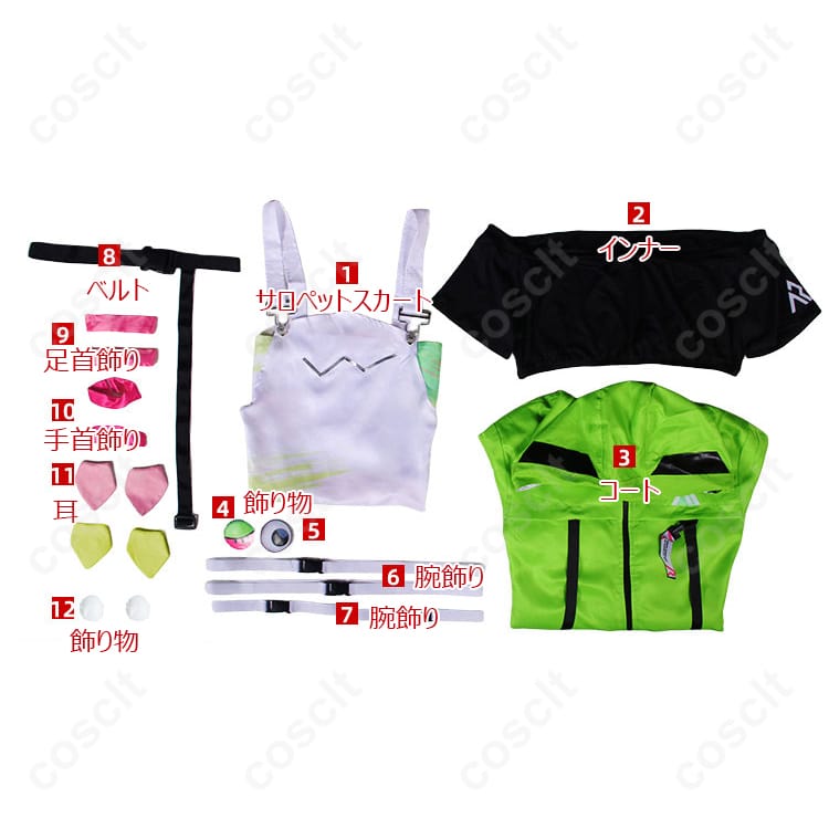 ホロライブプロダクション（ホロライブ） アキ・ローゼンタール コスプレ衣装 ゲーミング私服衣装（定制対応） コスプレ通販 - 5枚目の画像