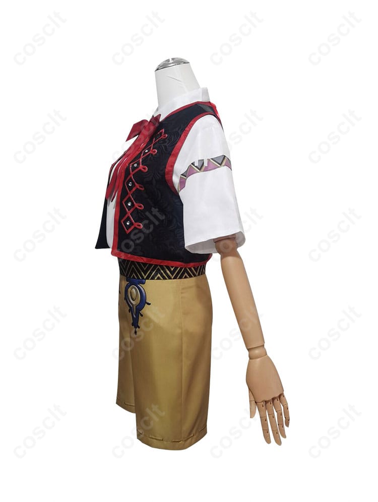 IdentityV 第五人格 人形師（マティアス・チェルニン） ルイ コスプレ衣装の側面画像。服装のシルエットと詳細な装飾がわかります。