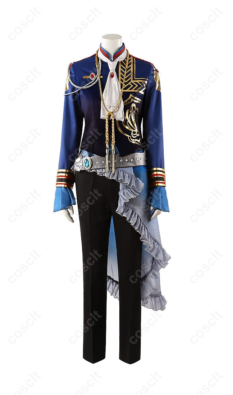 あんさんぶるスターズ！！ コスプレ衣装の正面画像。大神晃牙・羽風薫・朔間零のUNDEADアルバム『TRIP』衣装、精細なデザインが特徴。