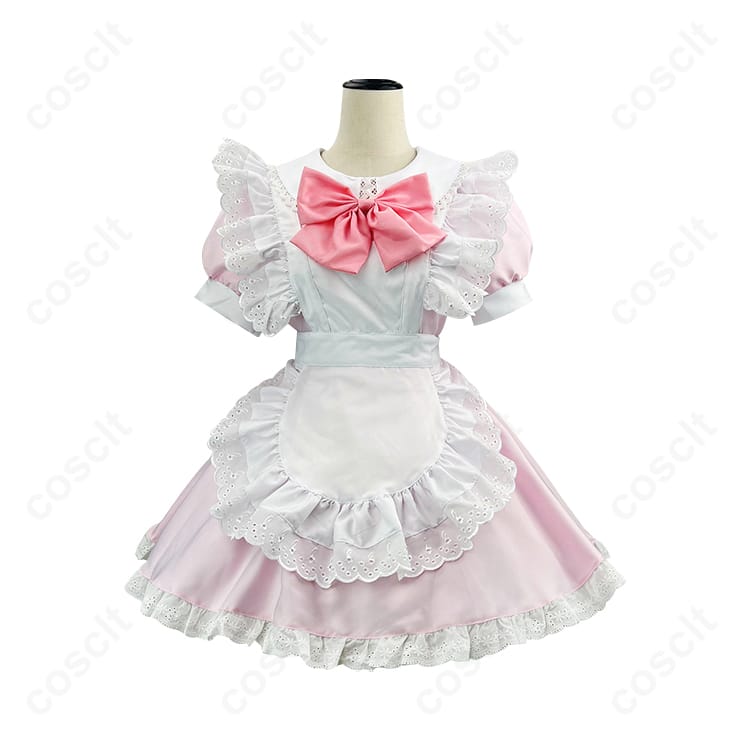 マギアレコード 魔法少女まどか☆マギカ外伝（マギレコ） 鹿目まどか メイド服 コスプレ衣装 セガコラボカフェ衣装【高還元度】 - 1枚目の画像
