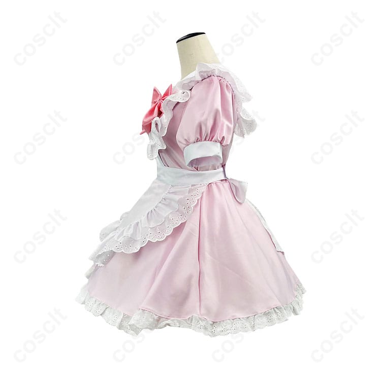 マギアレコード 鹿目まどか メイド服 コスプレ衣装 側面画像。衣装の細かいデザインとシルエットが確認できます。