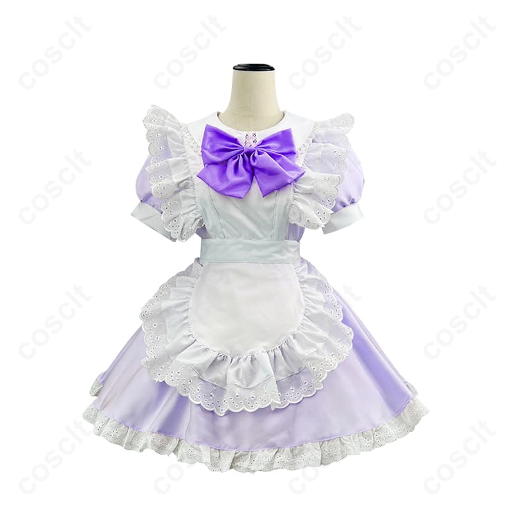 マギアレコード 魔法少女まどか☆マギカ外伝（マギレコ） 暁美ほむら メイド服 コスプレ衣装 セガコラボカフェ衣装（高い再現度・快適な着心地） - 1枚目の画像