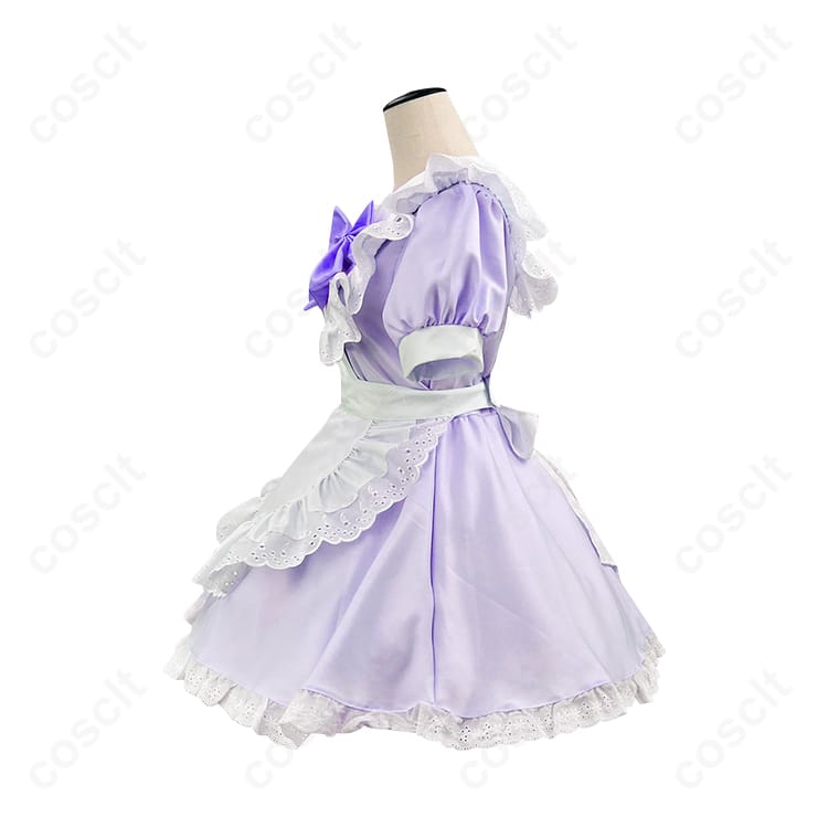 マギアレコード 魔法少女まどか☆マギカ外伝（マギレコ） 暁美ほむら メイド服 コスプレ衣装 セガコラボカフェ衣装（高い再現度・快適な着心地） - 2枚目の画像