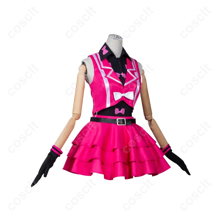 プリティーシリーズ（プリズム／オーロラドリーム） 春音あいら コスプレ衣装 ユニット衣装（忠実再現、快適素材） - 2枚目の画像