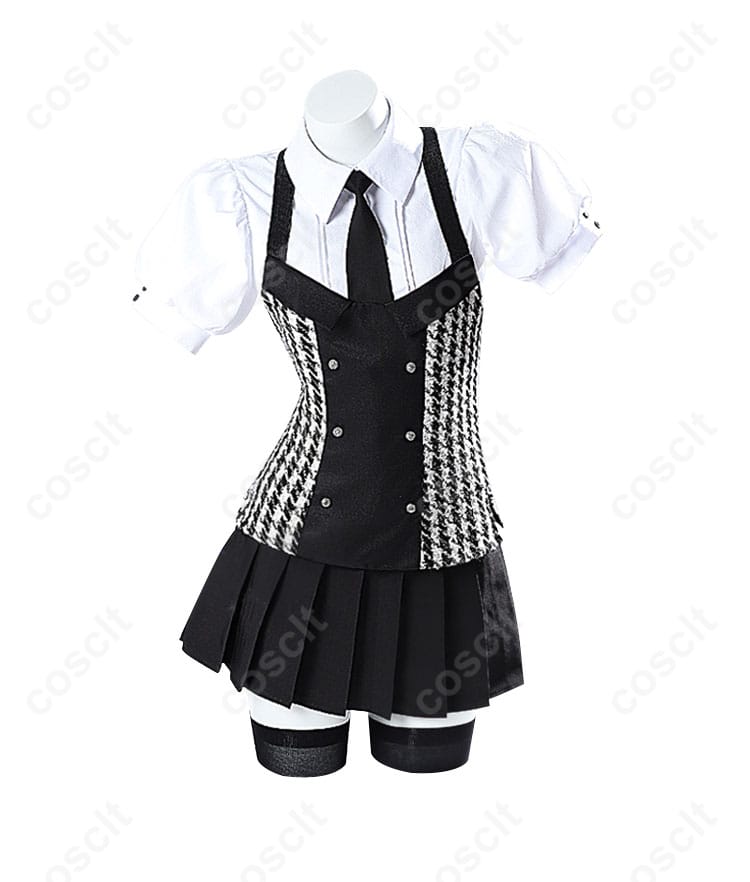 髏々宮カルタ 制服 コスプレ衣装 正面画像、ディテールが忠実に再現されています。