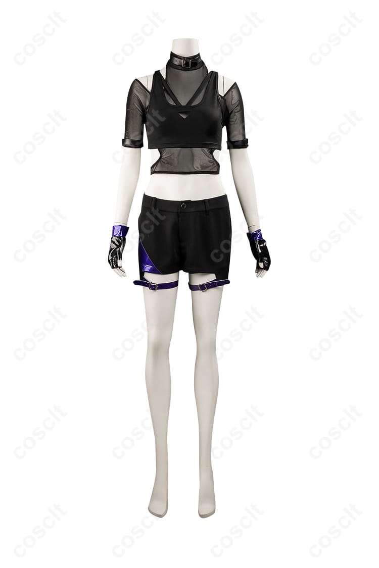 鉄拳8 麗奈（Reina）コスプレ衣装の内搭部分の前面画像。キャラクターのスタイルを忠実に再現。