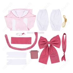ブルーアーカイブ（ブルアカ） 百鬼夜行連合学院 クロレラ観察部のモブ 制服 コスプレ衣装 着物風セーラー服（高忠実再現・コスプレ通販） - 8枚目の画像（サムネイル）