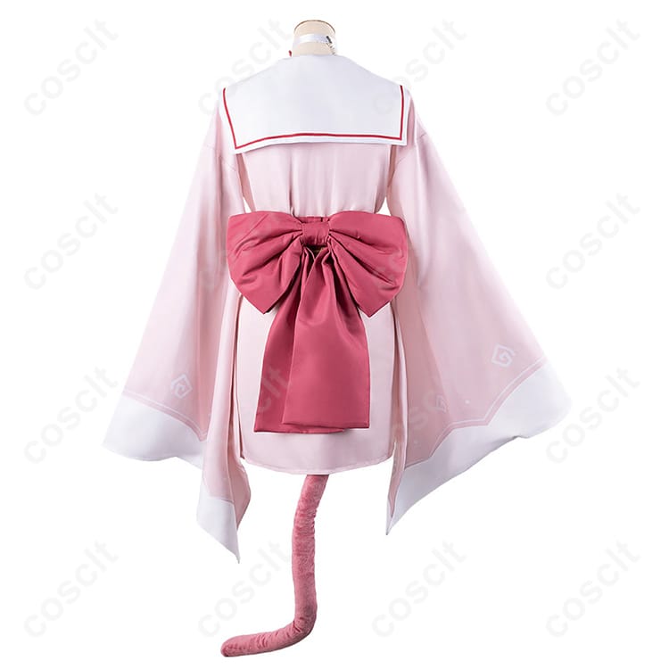 ブルーアーカイブ（ブルアカ） 百鬼夜行連合学院 クロレラ観察部のモブ 制服 コスプレ衣装 着物風セーラー服（高忠実再現・コスプレ通販） - 5枚目の画像