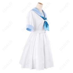 ホロライブプロダクション（ホロライブ） hololive × HoneyWorks アルバム『ほろはにヶ丘高校』 こぼ・かなえる 星街すいせい 兎田ぺこら 宝鐘マリン 白銀ノエル 桃鈴ねね 制服 コスプレ衣装（高忠実再現、快適な着心地） - 2枚目の画像（サムネイル）