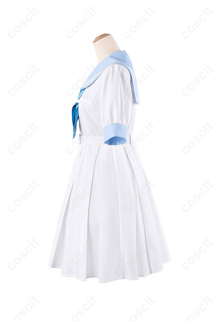 ほろはにヶ丘高校 コスプレ衣装の左側面画像。キャラクターらしいデザインと色合いがしっかりと再現されています。