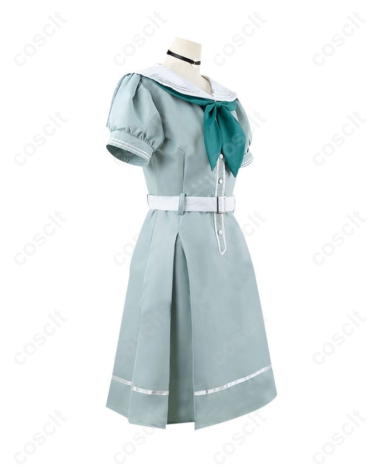 ラブライブ！蓮ノ空の夏制服コスプレ衣装の側面画像。細部まで忠実に再現されたデザインが魅力です。