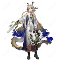 アークナイツ シュウ コスプレ衣装（アークナイツ） エルフ耳・コート付き 高再現度 コスプレ通販 - 1枚目の画像（サムネイル）