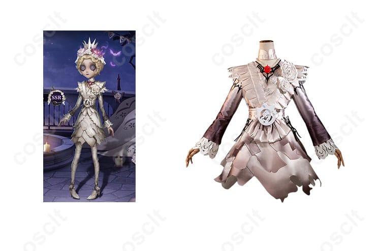 コスプレ衣装の正面とキャラクター（トレイシー・レズニック）との組み合わせ。高い再現度と快適な素材が魅力。