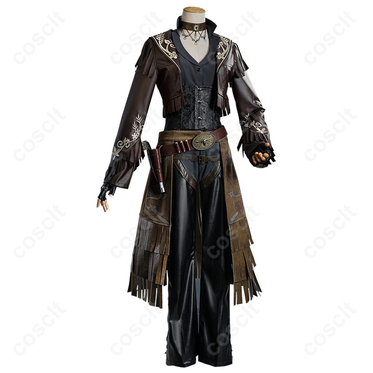 第五人格（IdentityV） バーメイド（デミ・バーボン） コスプレ衣装 ブラックローズコスプレ衣装（忠実再現・高品質） - 2枚目の画像