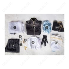 IdentityV（第五人格） 白黒無常（謝必安） コスプレ衣装 燦然たる北辰 高精度再現 透け感素材使用 コスプレ通販 - 4枚目の画像（サムネイル）