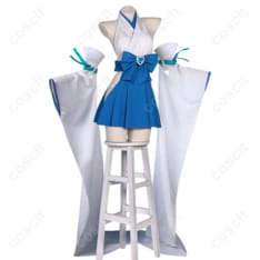魔法少女にあこがれて（まほあこ） マジアアズール（薄氷巫女） コスプレ衣装 巫女服 高再現度・快適な着心地 - 2枚目の画像（サムネイル）
