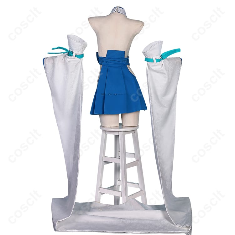 魔法少女にあこがれて（まほあこ） マジアアズール（薄氷巫女） コスプレ衣装 巫女服 高再現度・快適な着心地 - 3枚目の画像