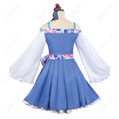変人のサラダボウル サラ・ダ・オディン コスプレ衣装 ワンピース+腰蝶結び+髪飾り 高品質コスプレ衣装 コスプレ通販 - 3枚目の画像（サムネイル）