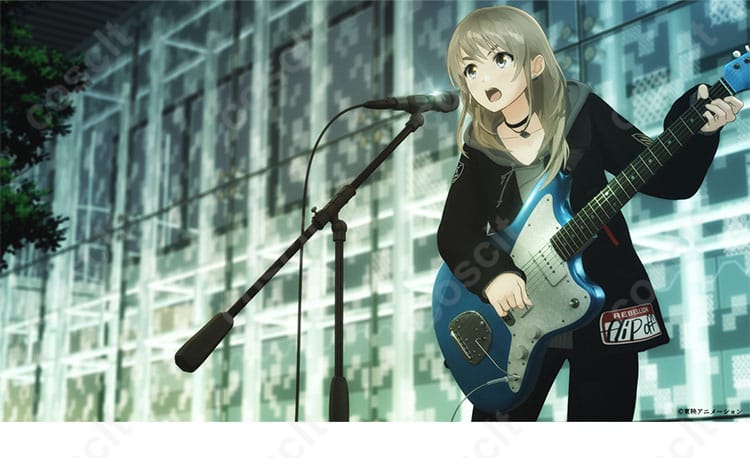 「ガールズバンドクライ」の河原木桃香のコスプレ衣装。キャラクターの魅力を完全再現したデザイン。