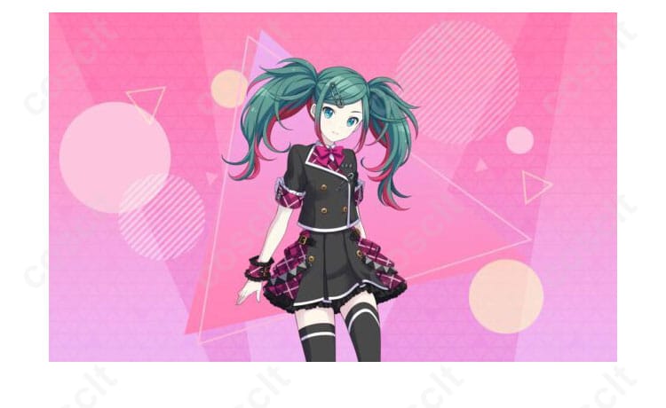 初音ミク コスプレ衣装、Leo/need バーチャル・シンガー アイドル衣装のキャラクター画像。プロジェクトセカイのファン必見！
