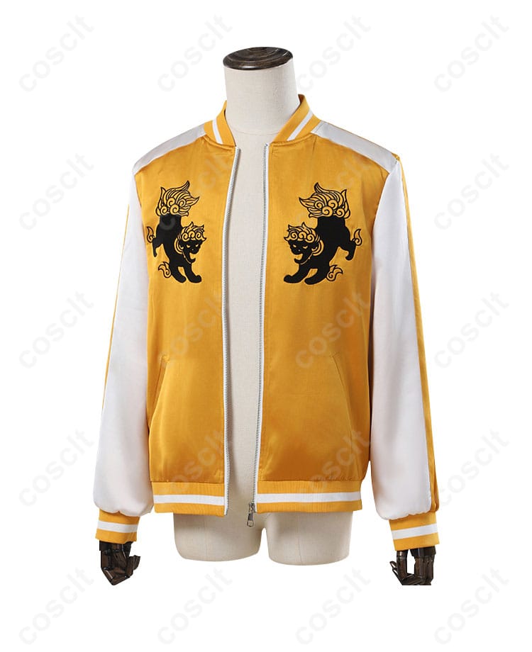 WIND BREAKER 兎耳山丁子・十亀条 コスプレ衣装 スカジャンの正面画像。衣装の全体的なデザインが分かりやすい。