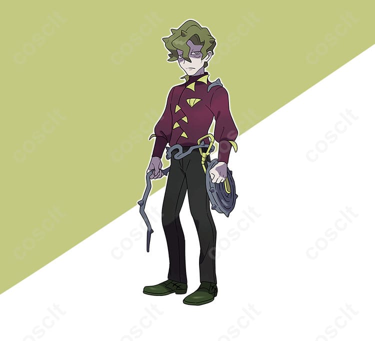 商品役キャラクターのイラスト（ポケモンSV コルサ コスプレ衣装）