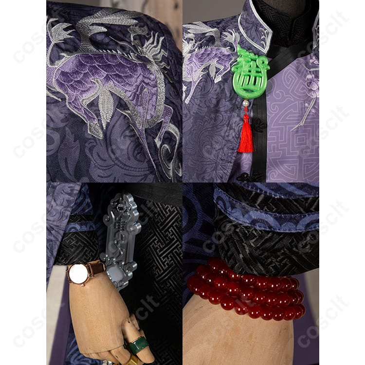 「IdentityV（第五人格） 白黒無常（范無咎） コスプレ衣装 麒麟商人 トゥルース＆リーズニング 東方の麒麟 SSR衣装｜高精度再現・快適な着心地・コスプレ通販」 - 5枚目の画像