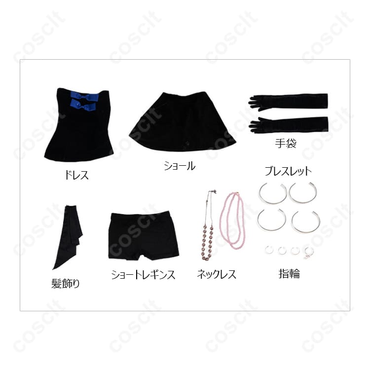 パンティ&ストッキングwithガーターベルト（パンスト） ストッキング コスプレ衣装 カジノドレス（高還元度、快適な着心地） - 4枚目の画像