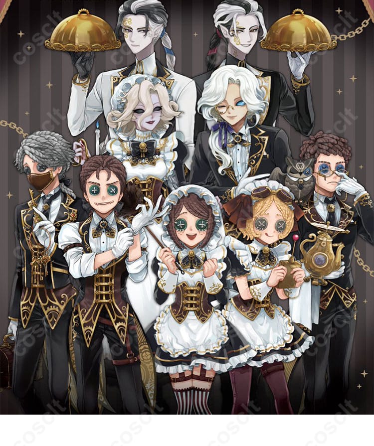 商品役柄「庭師（エマ・ウッズ）」のコスプレ衣装画像。高忠実再現、第五人格のキャラクターを忠実に再現。
