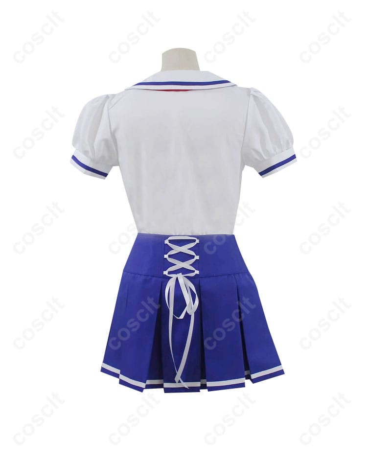 アイカツ! 星宮いちご・霧矢あおい コスプレ衣装 背面画像。背中のデザインが見える後ろ姿の詳細。